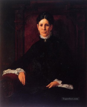  Duveneck Oil Painting - Portrait of Frances Schillinger Hinkle portrait Frank Duveneck